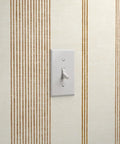 Rich Cream And Modern Gold Vinyl Wallcovering Boasts Subtle Leather Texture For Commercial Grade Heavy Duty Wear And Gets Custom Printed Just For You To Spark A Major Room Glow Up Today with white switch on wall.
