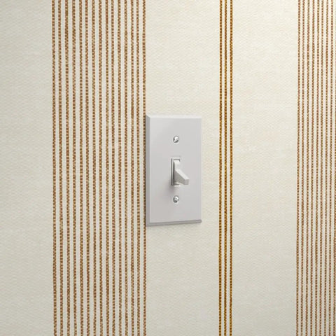 Rich Cream And Modern Gold Vinyl Wallcovering Boasts Subtle Leather Texture For Commercial Grade Heavy Duty Wear And Gets Custom Printed Just For You To Spark A Major Room Glow Up Today with white switch on wall.