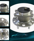 Rear Wheel Bearing And Hub Assembly Fits 2008-2017 Mitsubishi Lancer, 2011-2012 Outlander, And 2011-2012 Outlander Sport, 5 Lug, FWD With ABS, 1 Piece Replacement For A Simple, No-Fuss Install