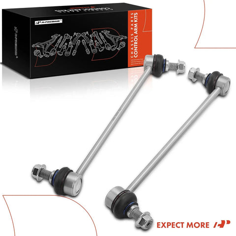 Two Front Sway Bar Links Stabilizer Kit For BMW 528i, 535d, 535i, 550i xDrive And GT xDrive Models 2010-2017, 750i And 760Li, ActiveHybrid 5 And 7, Alpina B7