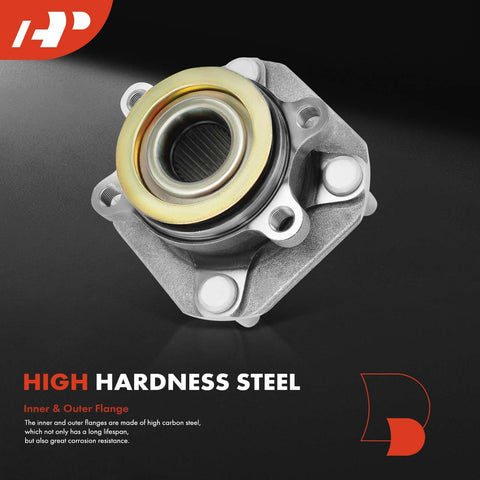 Front Wheel Bearing And Hub Assembly For 2007 2012 Nissan Sentra With Four Lug And Four Wheel ABS Beefed Up Durability