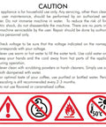 Safety instructions for O Ring Repair Kit for De Longhi EC155 Espresso Machine Easy Fix for Steam and Water Leaks Sealing Gasket Set