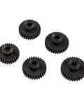 Five Pack Hardened Steel 48P Pinion Gear Sets 28T 29T 30T 31T 32T For 3.175mm Shafts Fits 1/8 Inch Compatible With Arrma HPI Kyosho Losi