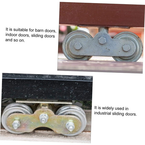 Heavy Duty Sliding Door Track Roller And Gate Wheel for Smooth Replacement in Industrial Doors, installed in sliding gate.