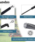 Must Have Brake Cable 133-1998 For Toro Timemaster 30 Inch Lawn Mower Blade Engagement Replacement Fits 21199 21200 20976 20978 Walk Behind Lawnmower Parts Easy Install Durable Conduit And Tension Spring shown in detail
