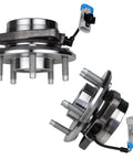 2 Pack Front Wheel Hub Bearing Assembly Compatible With 2007 2009 Chevy Equinox, 5-Lug With ABS OE Replacement