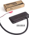 Built Like A Tank Premium Quality Universal Golf Cart Brake Light Switch Pad Mount For Yamaha Ezgo Club Car, includes wires and screws.