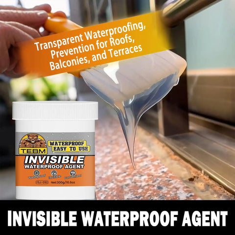Tough As Nails Transparent Waterproof Adhesive And Invisible Leak Sealant For Roof Wall And Bathroom Shower Repair Indoor Outdoor All Season Temperature Resistant Crystal Clear Coating applied to a surface with clear sealant.