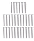 50 Pack M3 Stainless Steel Slotted Cheese Head Screws arranged in rows for DIY projects and repairs.