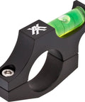 Riflescope Bubble Level For 30mm Tubes Black Finish Fast Mount Cant Correction For True Vertical On Long Range Shots Keeps Your Rifle Level Reduces Cant Error Easy Install.