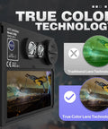 Comparison of traditional lens and True Color Auto Darkening Welding Helmet with Solar Powered Wide Shade Four To Thirteen