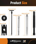 Dimensions and components of Engine Alignment Tool and Gimbal Bearing Puller Set for Mercruiser Alpha One, MR, Bravo, OMC, Volvo Outdrives