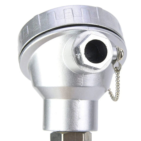 Beefed-Up PT100 Temperature Sensor Probe With Half Inch NPT Thread Head Stainless Steel Industrial Grade