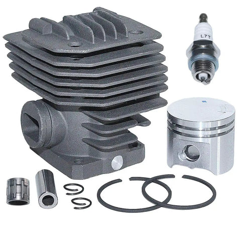 Premium 38mm Cylinder Piston Needle Bearing Kit Replacement Fits Fs220 Fs160 Fr220 Fs180 Fs220 K Brushcutter Engine Matched By Part 4119 020 1204 compact engine repair kit with piston, rings, bearing, and spark plug