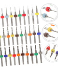 30 Piece Micro Drill Bit Set For PCB And Jewelry Pro Grade Precision Hand Drill Engraving Kit with assorted tungsten steel bits