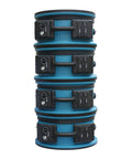 Real Heavy Lifter One Third Hp Sealed Motor Axial Air Mover Fan With Snappy Variable Speed Switch And Three Hour Timer Blue Bulk Crate Of Twenty Eight Industrial Blower That Knocks Out Dampness Quick stacked for easy storage.