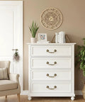 White dresser with Antique Bronze Drop Bail Drawer Pulls Set Of 10 With 4.5 Inch Total Length And 3.5 Inch Center