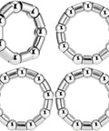 Four Piece Crank Bearing Set With Five Sixteenth Inch Ball Size And Nine Balls For BMX Beach Cruisers And Stretch Bikes
