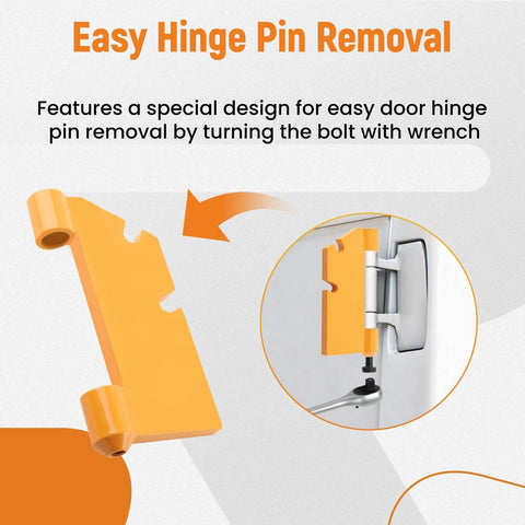 Door Hinge Puller For Astro And Safari Vans Hinge Pin Removal Tool Yellow Made From Premium Q235 Steel With Smooth Anti Rust Coating