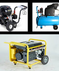 Generators and air compressor for use with Two Pack Heavy Duty Rubber Foot Pads For Noise Reduction And Vibration Damping, 2.5 Inch Anti Vibration Pads For Generators, Pumps, Air Compressors, Pressure Washers And Trailers With Screw Kits.