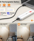 Rechargeable LED Closet Light With Remote 5 Pack Dope Bright White 150 Lumens Motion Sensor showing charging and use modes.