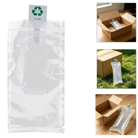 Inflatable Air Pillows for Shipping 200 Pack PE Film Cushion Bags to Prevent Movement and Scratching, Dope Storage Hack for High Volume Fulfillment Centers Packaging Supplies in box
