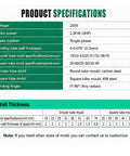 Product specifications for Upgrade Your Build With This Jaryannix 220V Electric Pipe Tube Bender detailing voltage, motor power, and mold sizes.