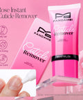 Rose Instant Cuticle Remover gel from Manicure Kit For Women With Pro Nail Files And Buffers, Cuticle Remover Liquid And Rose Oil