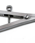 Castroviejo Straight Caliper 0-20mm Surgical Caliper 3.25 Inch Stainless Steel Pro Grade Dental Measuring Tool For Precision Procedures ISO 9001 CE FDA Certified High Polish Finish close-up, 0-20 mm scale