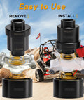 Premium High Carbon Steel Durable Wheel Bearing Install And Removal Press Tool Kit For RZR with 40mm bearings display