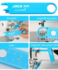 Quick Automatic Needle Threader For Sewing Machine 3 In 1 Multitool with ruler, magnifier, and threading feature image