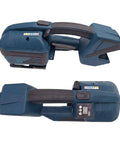 Heavy Duty Portable Electric Strapping Machine With Bright Digital Display And Dual 4000 mAh Batteries For Pet Pp Banding Tools, side view