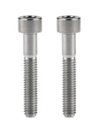 Titanium M7x40 Hex Socket Bolts 2 Pack 6AL4V Grade 5 Titanium Alloy 1mm Pitch 7mm Diameter