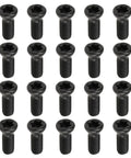 Premium M3.5 X 10 Millimeter Torx Drive Screws For Cnc Lathe Tool Holders And Carbide Inserts Rock Solid Class Twelve Point Nine Carbon Steel With Black Coating Tough As Nails Machining Fasteners Twenty Pack arranged in a grid pattern.