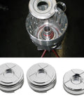 Accumulator Piston Kit for 4L60E 4L65E 4L70E Transmission Pinless 1-2 3-4 Get Smooth Shifts, Fix Slippage, GM Auto Transmission Rebuild Part, Replacement for 77987-01K 7798-03K, 2-Piece shown with kit parts and transmission bore