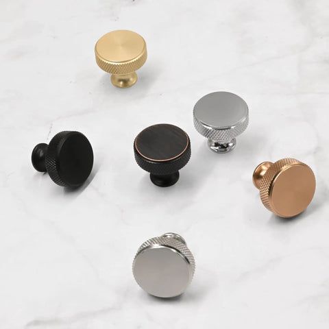 10 Pack Champagne Bronze Cabinet Knobs And Knurled Aluminum Drawer Pulls For Dresser And Cabinet Doors The Go To Hardware Upgrade For Kitchen And Bath, assorted knobs on marble