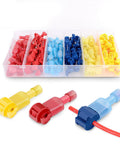 Nilight 120-piece nylon insulated quick-disconnect terminal kit in plastic organizer; red, blue, yellow terminals