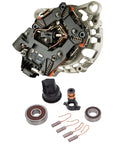 Tough As Nails Alternator Rebuild Kit Featuring Premium Slip Ring Brushes And Robust Bearing Set with alternator parts and components.