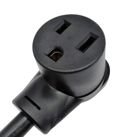 Heavy Duty Welding Adapter Cord L6-30 Plug To 6-50 Receptacle Locking 3-Prong 30A To 50A Welder Power Cord With 10 AWG Copper