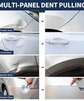 Universal Auto Body Pull And Weld Clamp Set 7Pcs for multi-panel dent pulling on car fender, door, quarter, and bumper