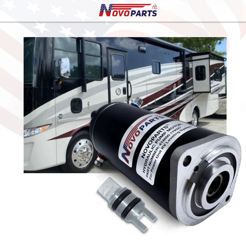 Beefy Replacement Hydraulic Pump Motor For Unidirectional RV Leveling Systems 179327 414850 beside RV