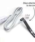 Comprehensive Cable Management Value Pack With 40 Self Gripping Ties 20 Labels And 12ft Perforated Roll for tidy cord storage