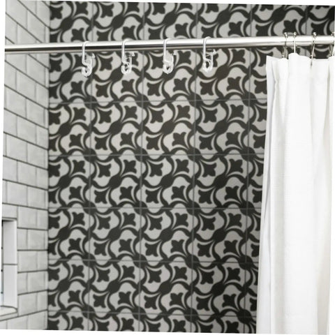 Plastic Shower Curtain Hooks Set With Smooth Glide for Windows and Bathrooms 150 Pcs Small Size Drapery Hangers