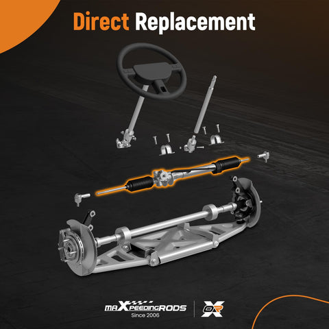 Heavy Duty Hydraulic Power Steering Rack And Pinion 22 1014 Direct Fit For Chevy Trailblazer Trailblazer EXT SSR GMC Envoy Envoy XL Buick Rainier Oldsmobile Bravada Isuzu Ascender Saab 9-7x direct replacement rack