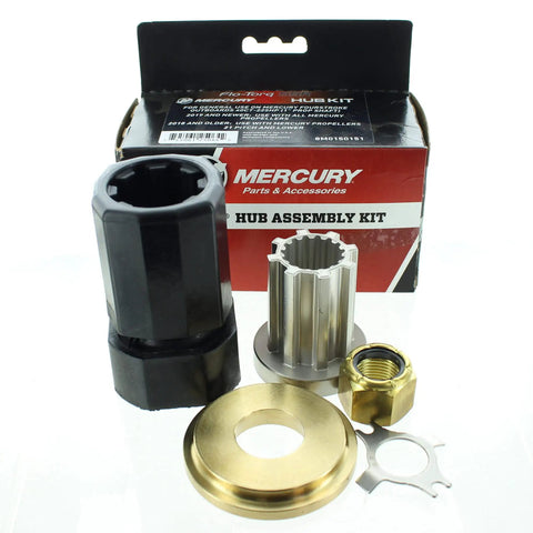 Flo-Torq SSR Propeller Hub Kit For Mariner 40Hp Command Thrust Up To 225Hp Four-Stroke Outboards with box and components