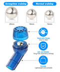 Mucus Clearing Lung Exerciser With Flutter Valve And Expiratory Trainer with 16/18/20mm balls for breathing rehab.