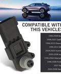 High Precision Car Fuel Tank Pressure Sensor for Vapor Vent Port Replacement Drop In With Delphi 3rd Gen Sensors OEM 16238399 9377680 09377680 16196060 Black