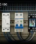 Heavy Duty 63A Modular Contactor With 2NO Poles Operating On 24V AC DC Coil Voltage Plug And Play Din Rail Mount.