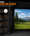 All In One Indoor Golf Simulator Bundle With Durable Enclosure Launch Monitor And Projector For Home Use projector screen