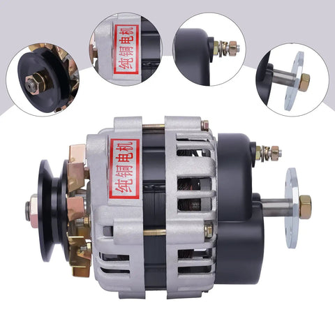 Detailed view of 2000W Permanent Magnet Generator for Agriculture with pure copper motor and smooth low RPM charging